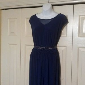 Embellished Navy Jumpsuit